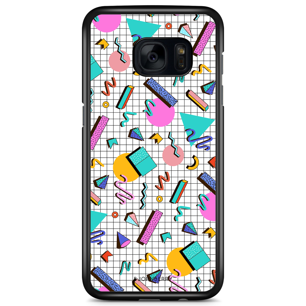 Samsung Galaxy S7 Edge Case - 80s Pattern
