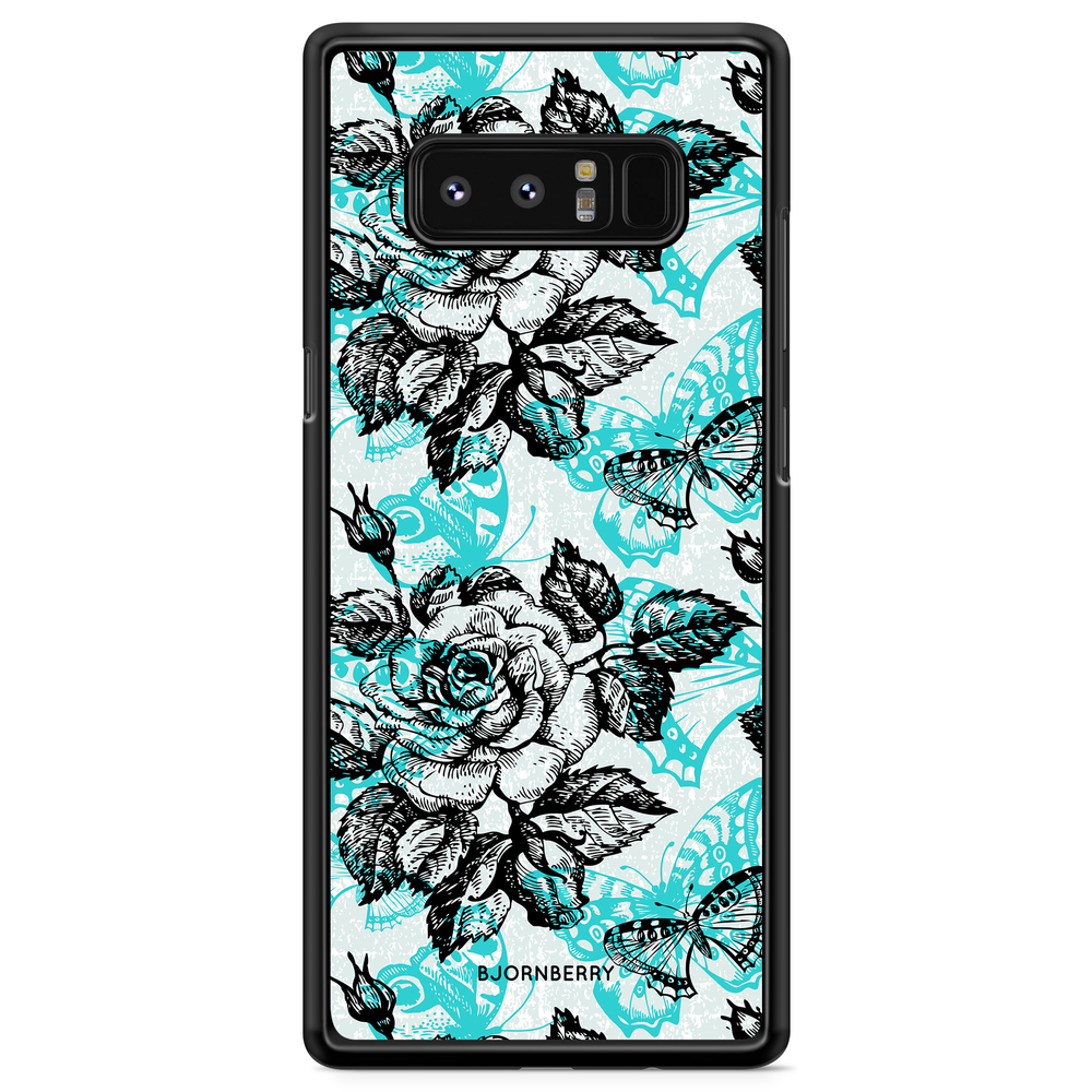 Samsung Galaxy Note 8 Case - Roses & Butterflies