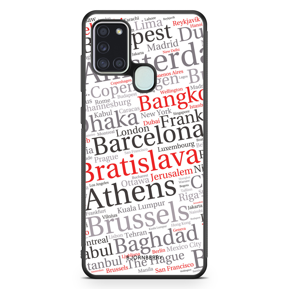 Samsung Galaxy A21s Case - City Names