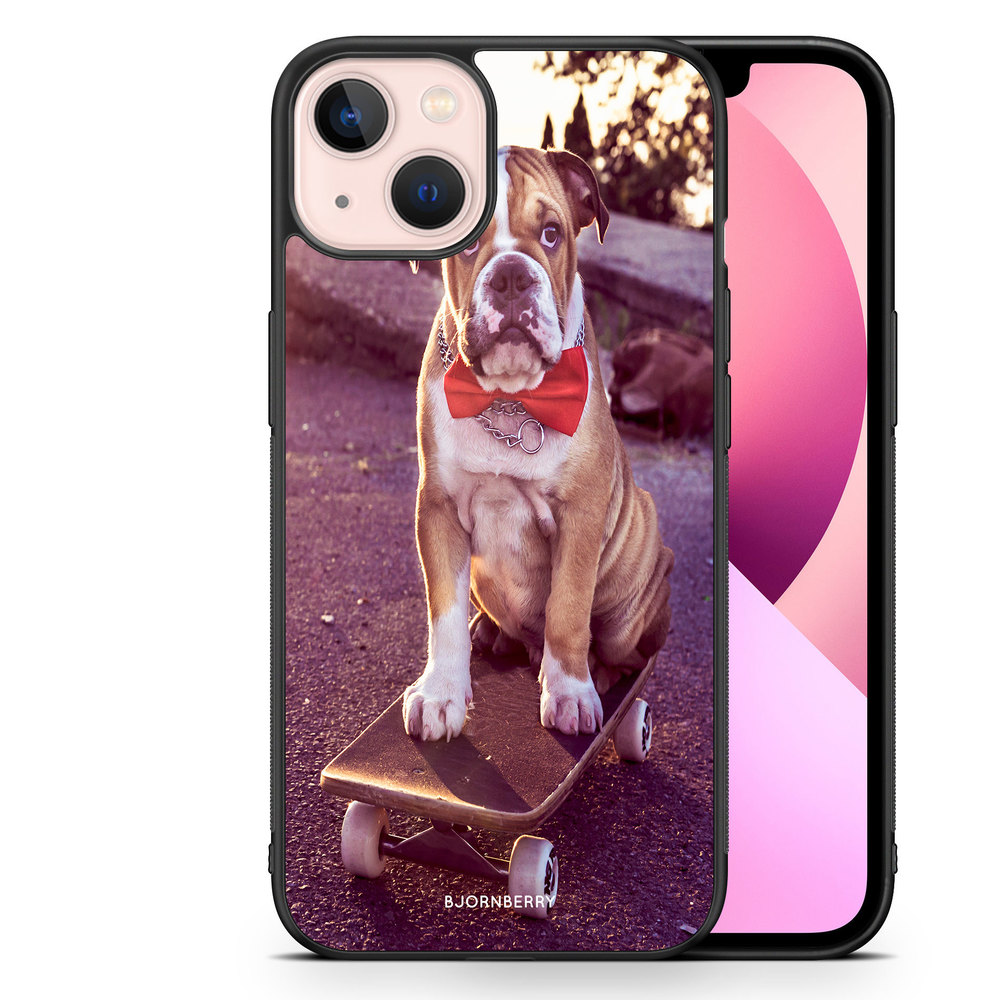 iPhone 13 Case - Bulldog skateboard