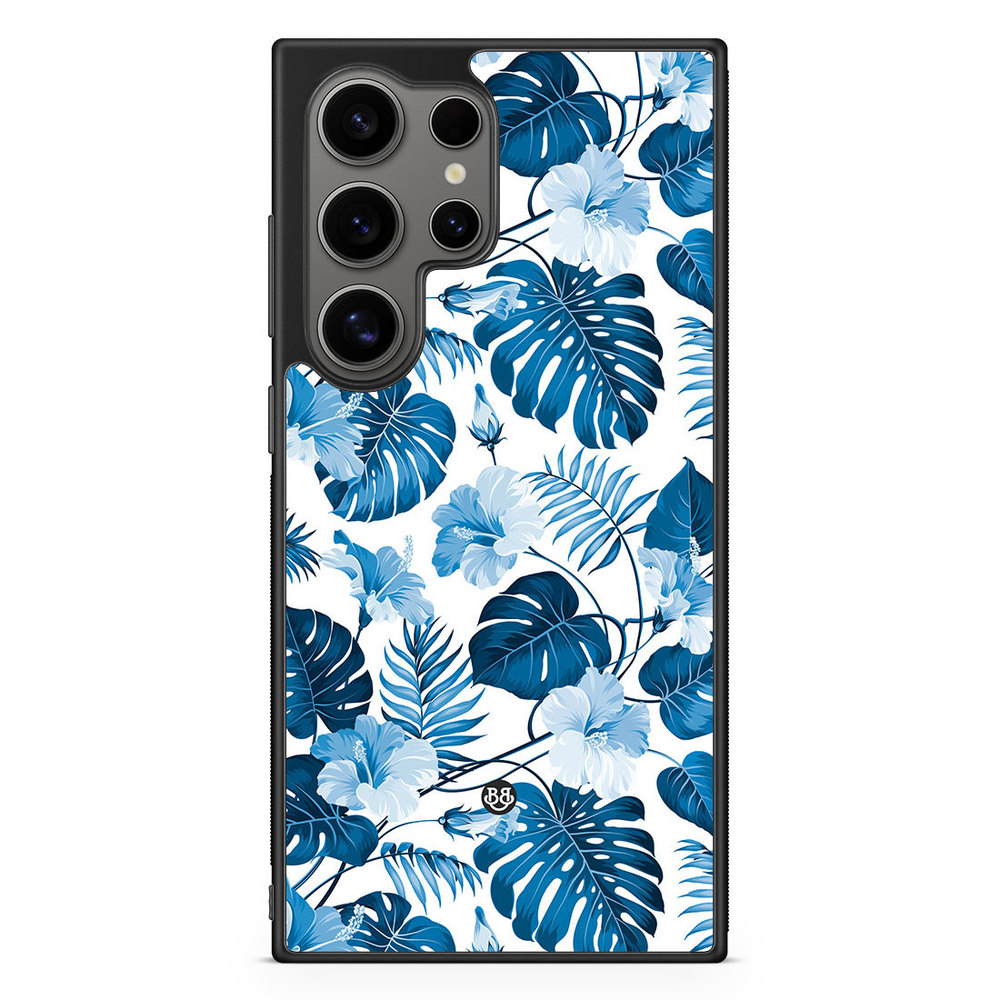 Samsung Galaxy S24 Ultra Case - Blue Flowers