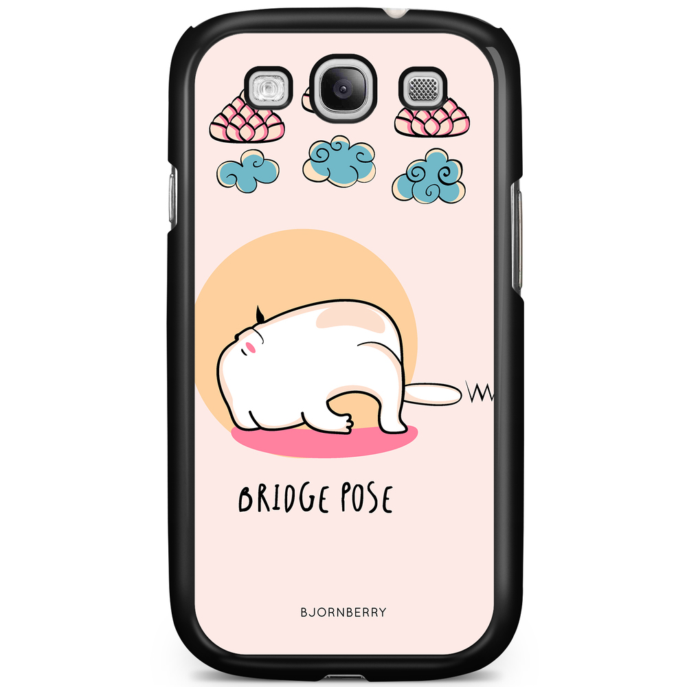 Samsung Galaxy S3 Mini Case - Yoga Cat Bridge Pose
