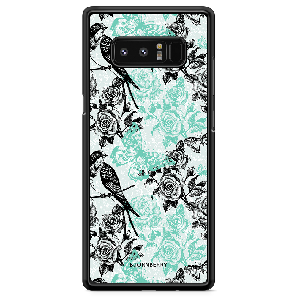 Samsung Galaxy Note 8 Case - Birds & Roses
