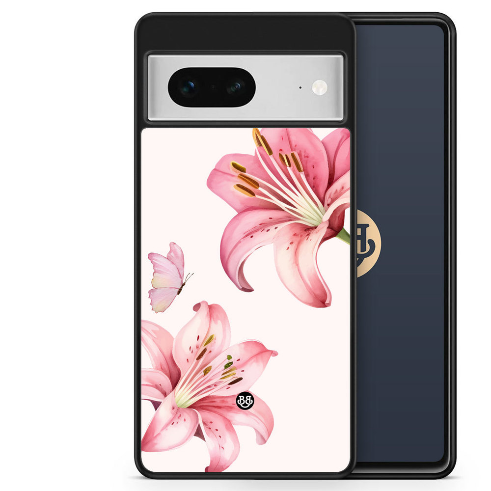 Google Pixel 7 Case - WILD BLOOM - Pink Lily