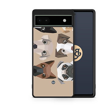 Google Pixel 6a Skal - Söta Hundar