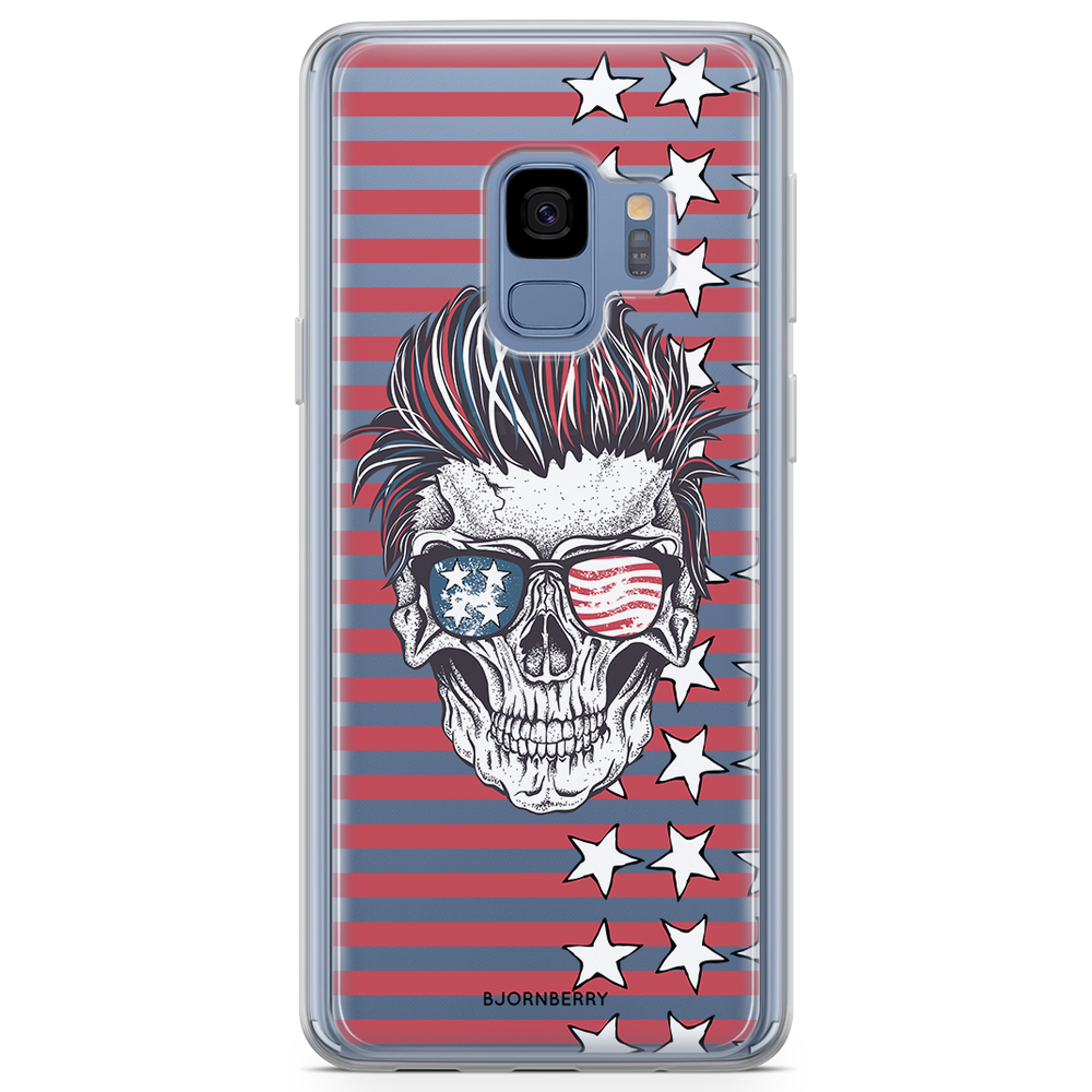 Samsung Galaxy S9 Fashion Case - USA Skull