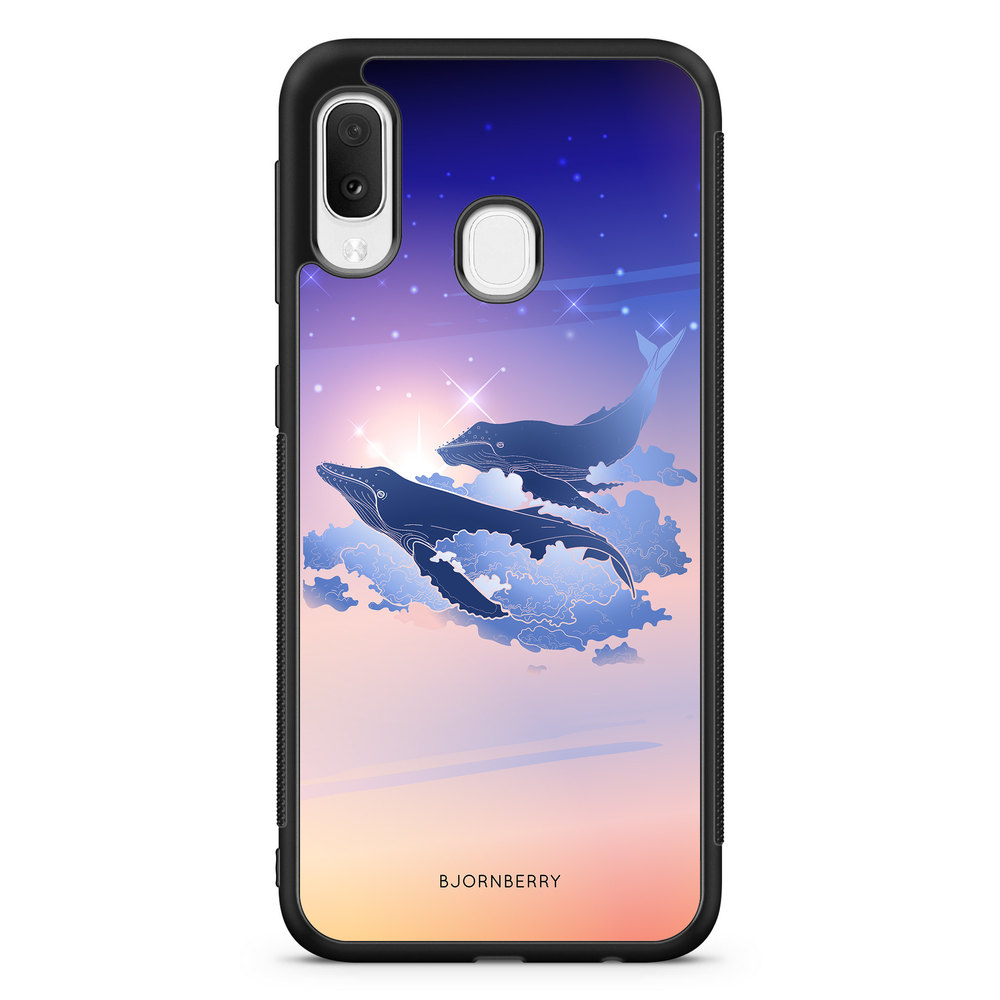 Samsung Galaxy A20e Case - Flying Whales