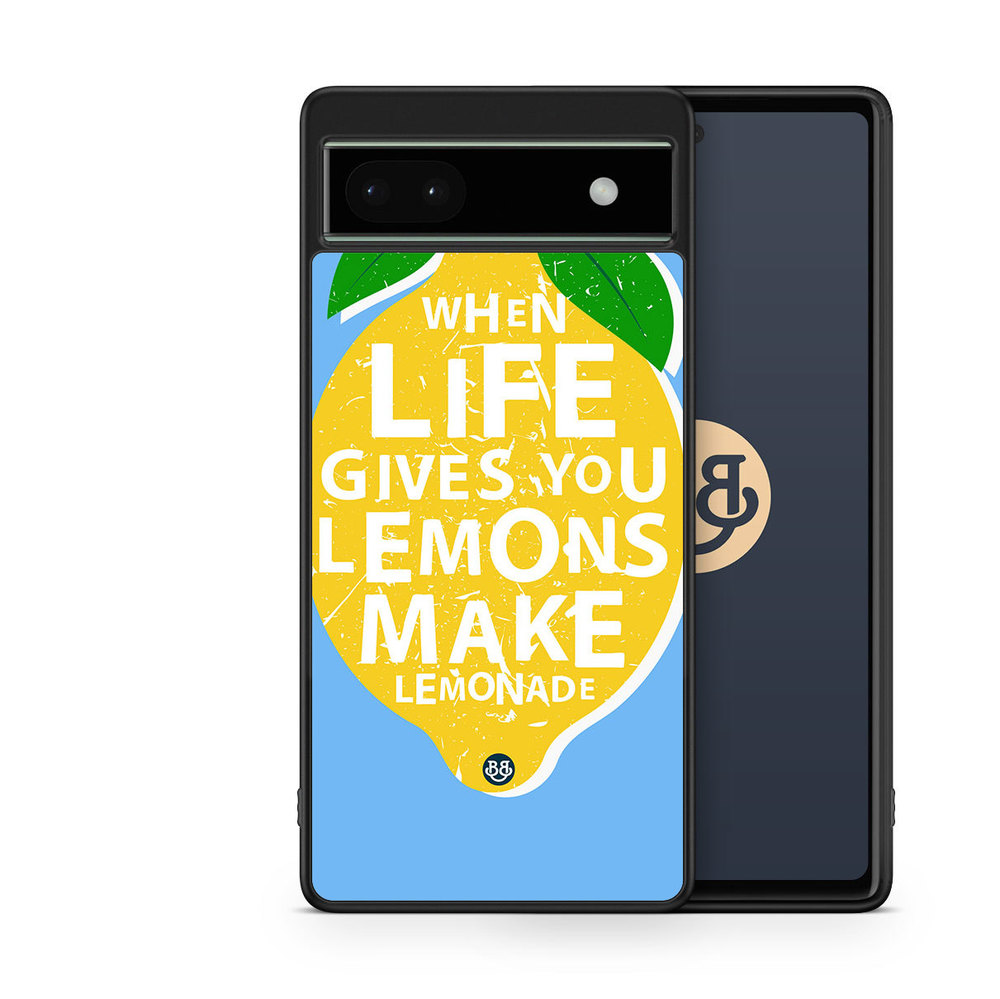 Google Pixel 6a Case - Lemon Quote
