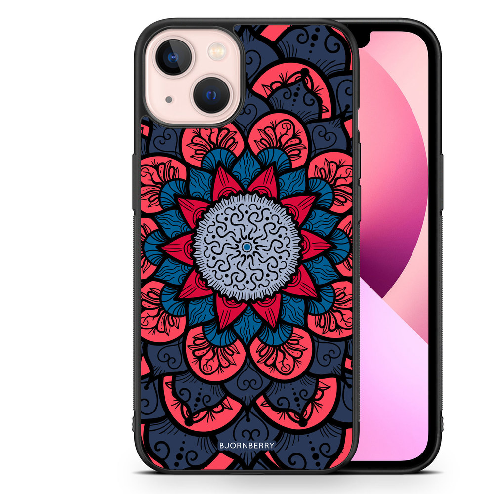 iPhone 13 Case - Blue Mandala