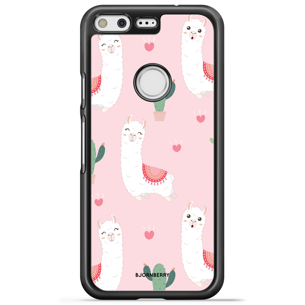 Google Pixel Case - Llama Pattern