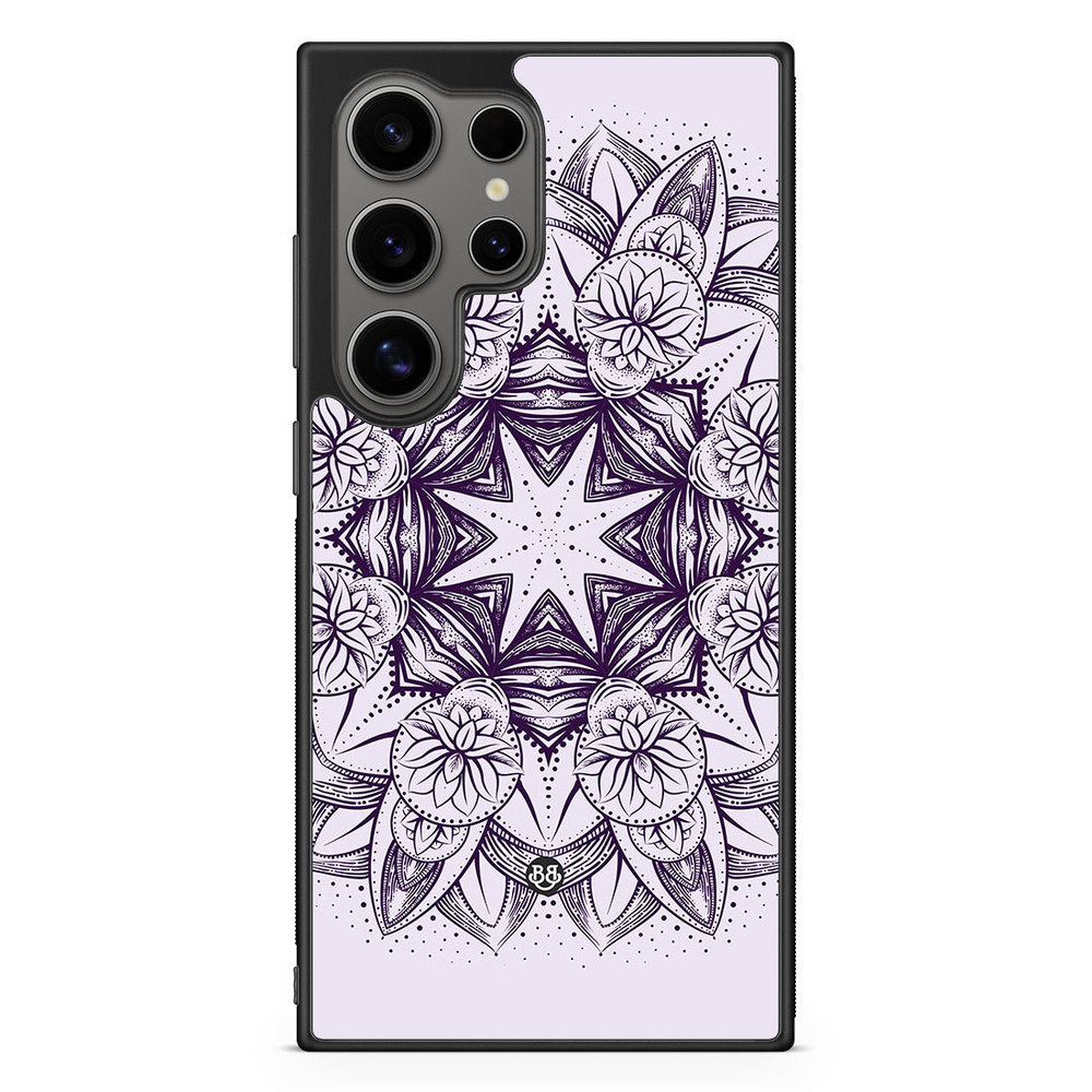 Samsung Galaxy S24 Ultra Case - Purple Mandala