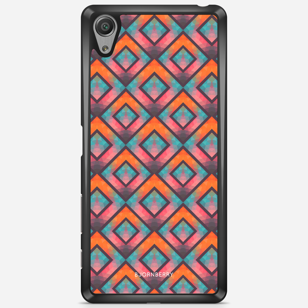 Sony Xperia X Performance Case - Retro Squares