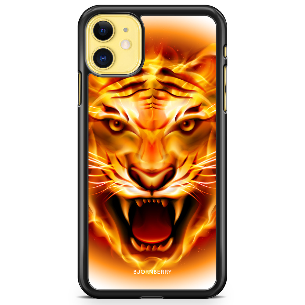 iPhone 11 Case - Flames Tiger