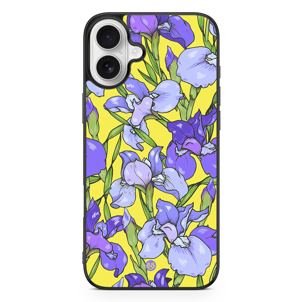 iPhone 16 Plus Case - Iris Flowers