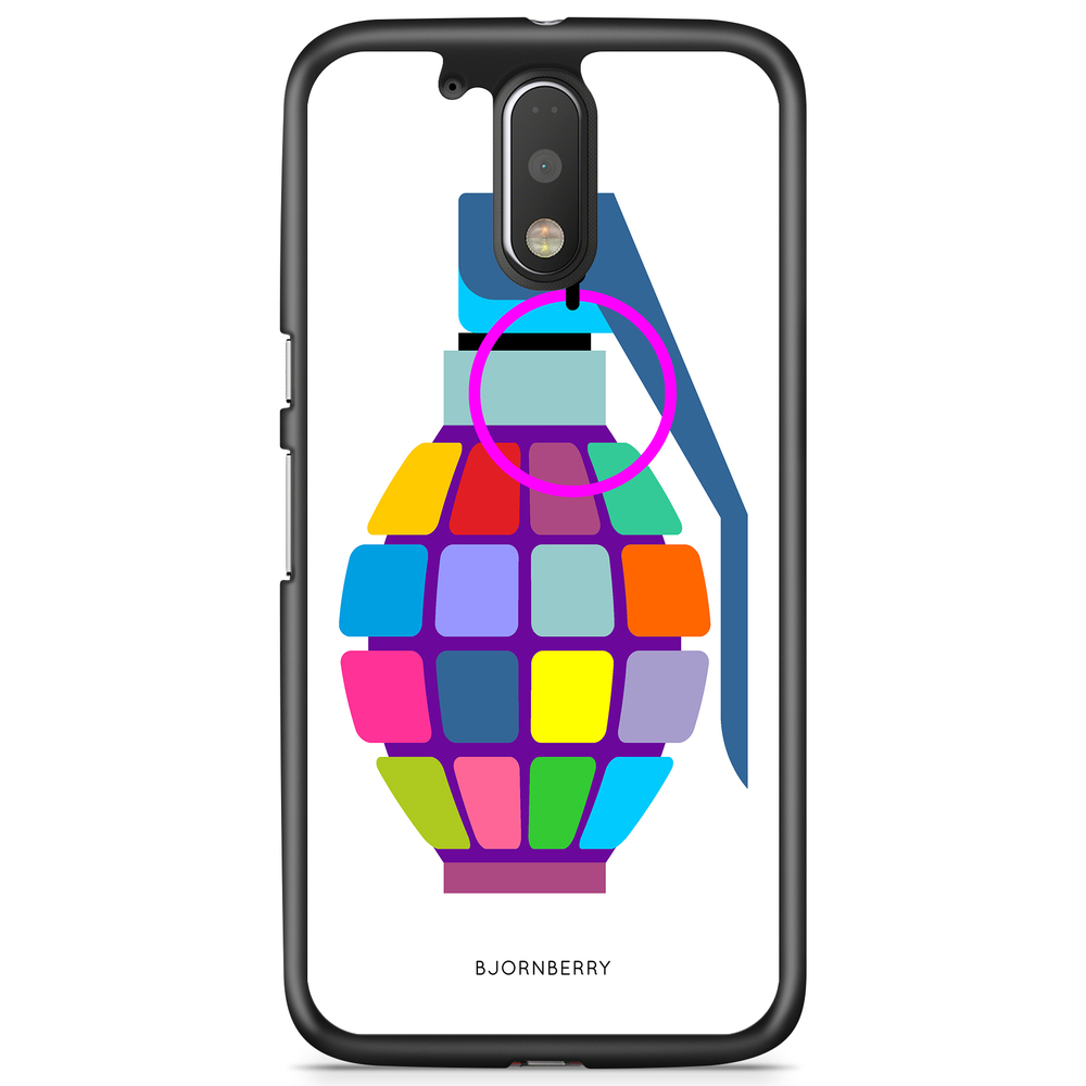 Moto G4/G4 Plus Case - Color Hand Granade