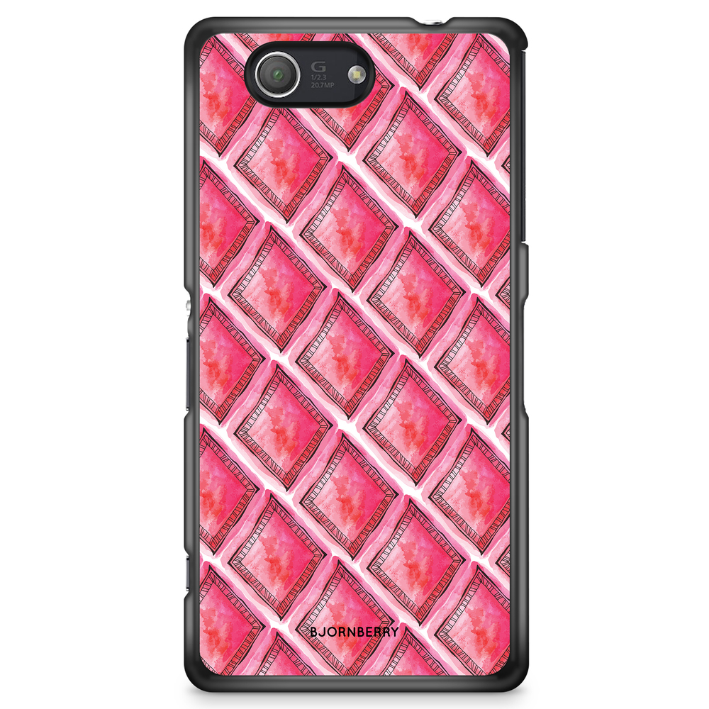 Sony Xperia Z3 Compact Case - Red Rhombus