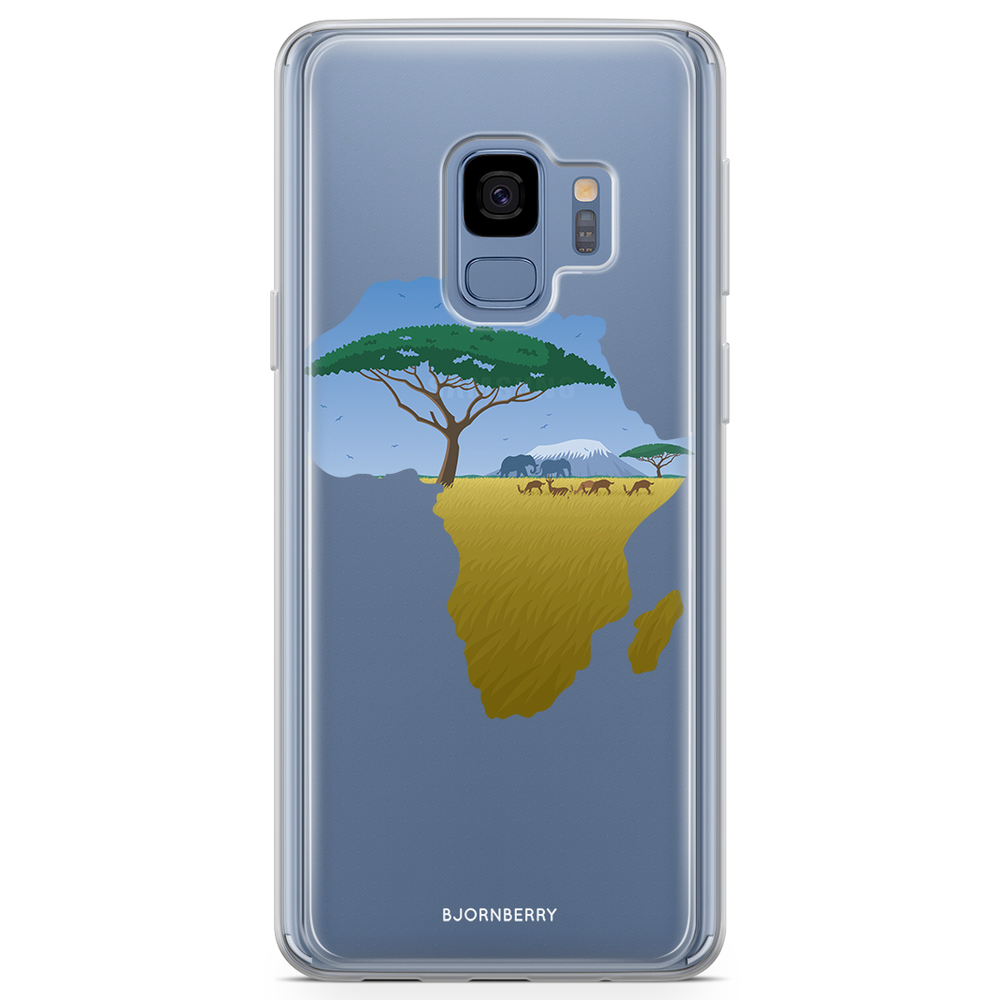Samsung Galaxy S9 Fashion Case - Africa Blue