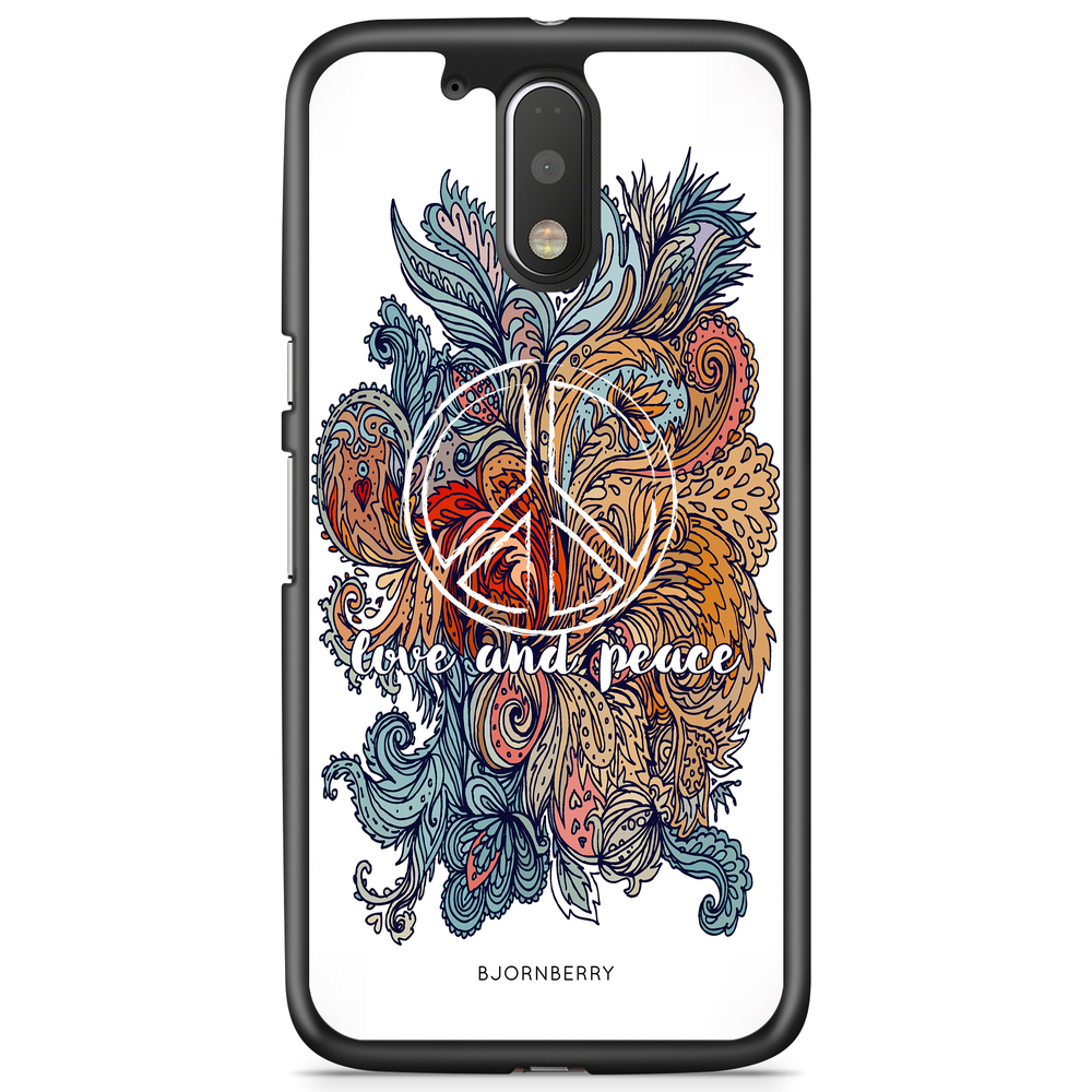 Moto G4/G4 Plus Skal - Love and Peace