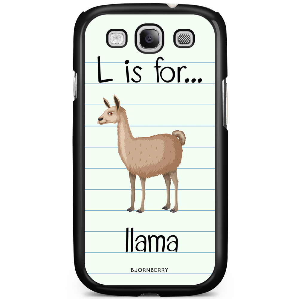 Samsung Galaxy S3 Mini Case - L Is For Llama