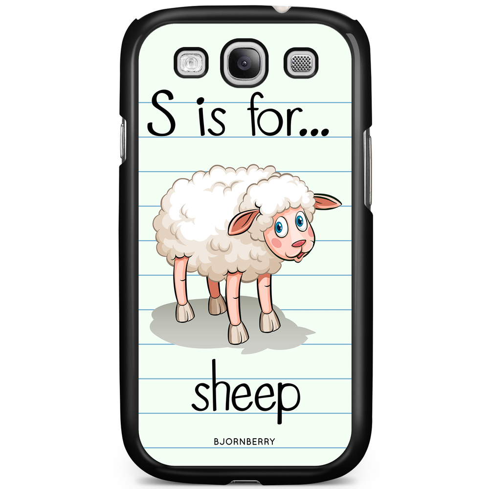 Samsung Galaxy S3 Mini Case - S is for Sheep