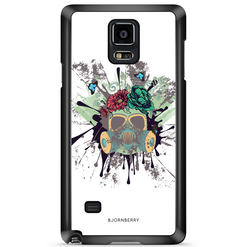 Samsung Galaxy Note 4 Case - Gas Mask Flowers
