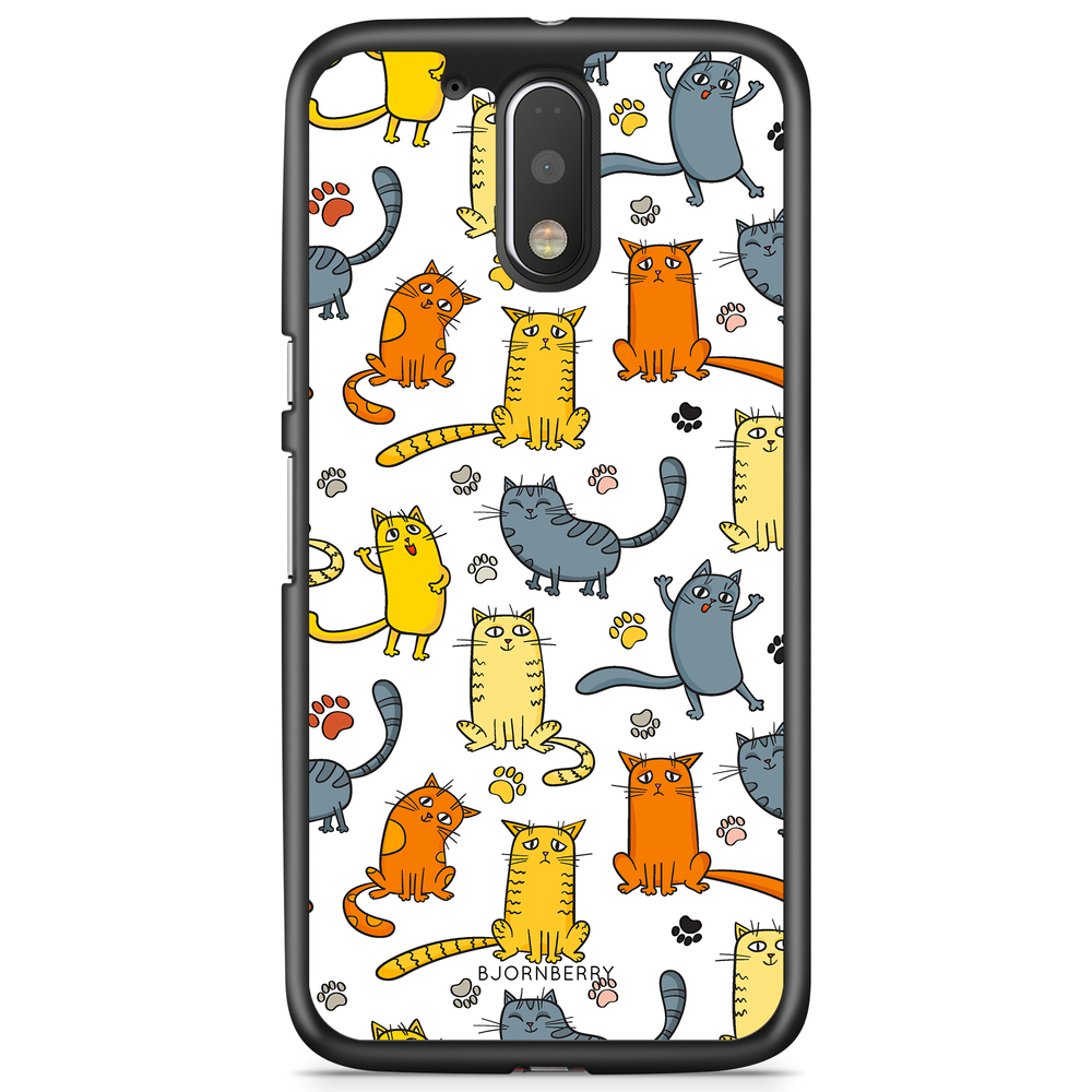 Moto G4/G4 Plus Case - Cat Pattern