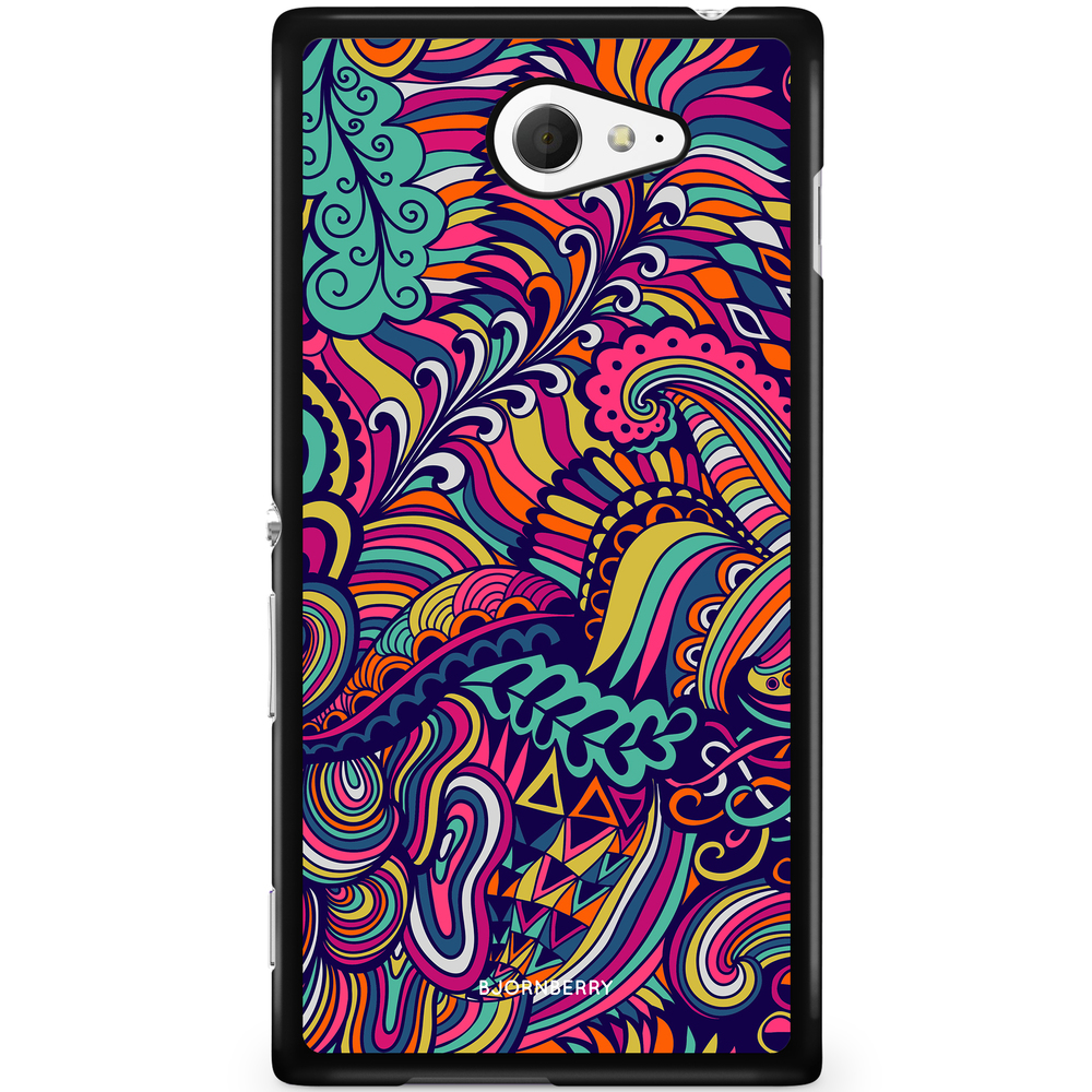 Sony Xperia M2 Aqua Case - Abstract Floral