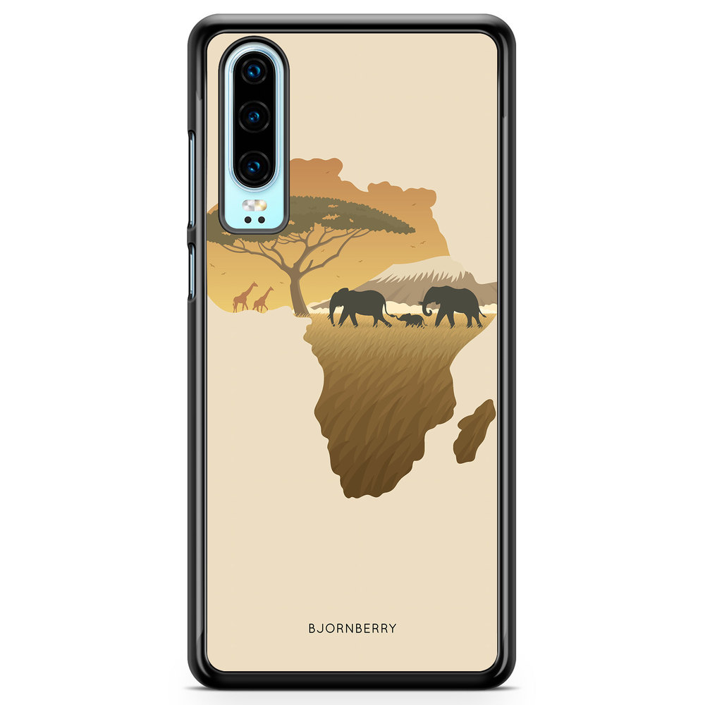 Huawei P30 Case - Africa Brown