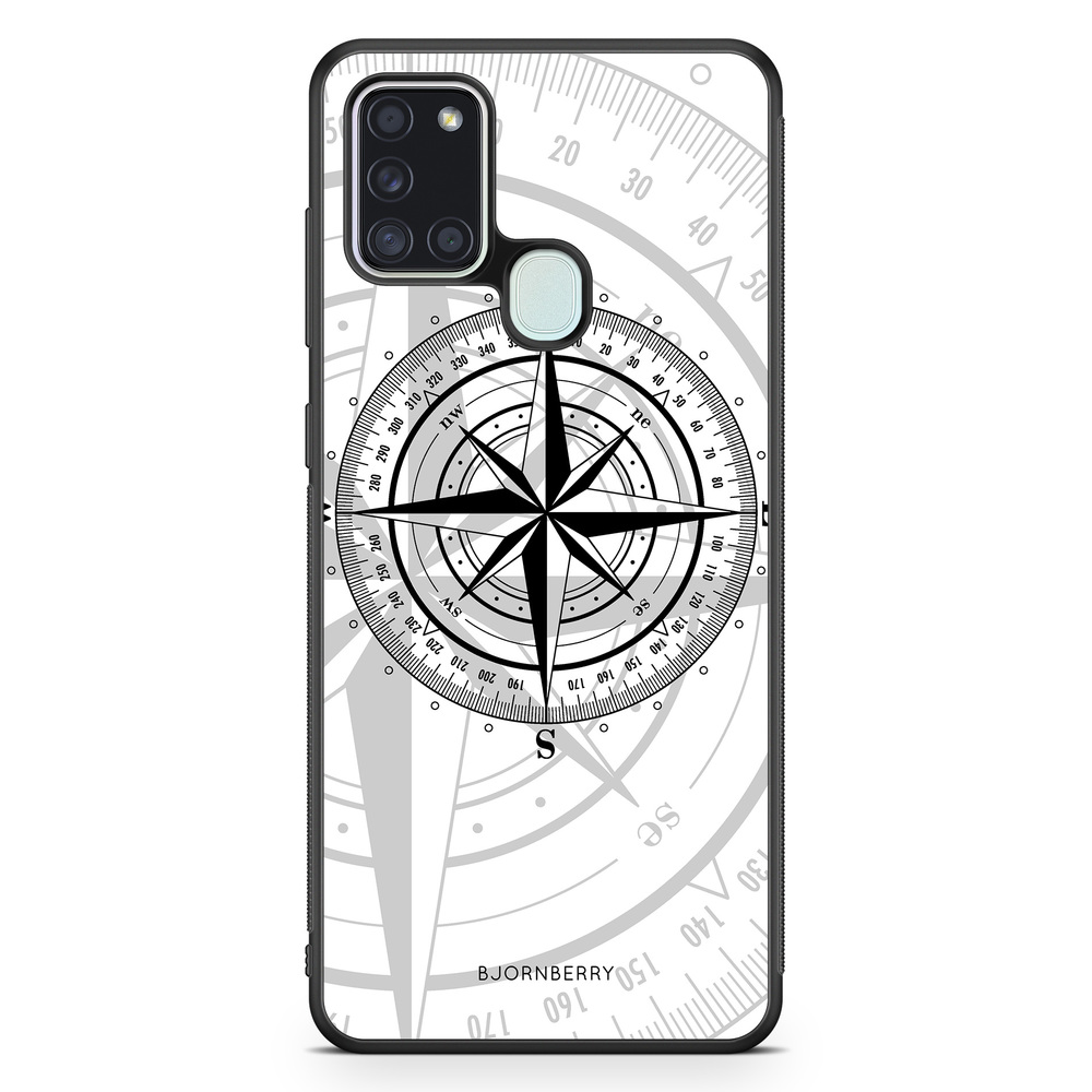 Samsung Galaxy A21s Case - Compass White