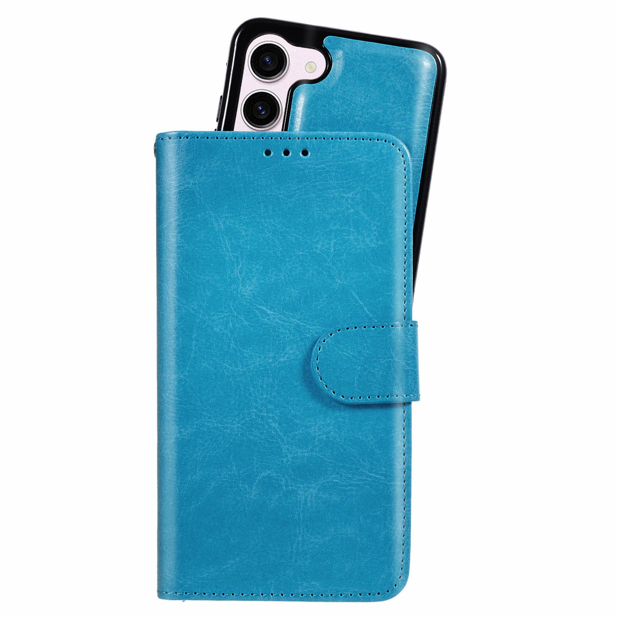 Samsung Galaxy S23 Plus Magnet Wallet Case - Light Blue