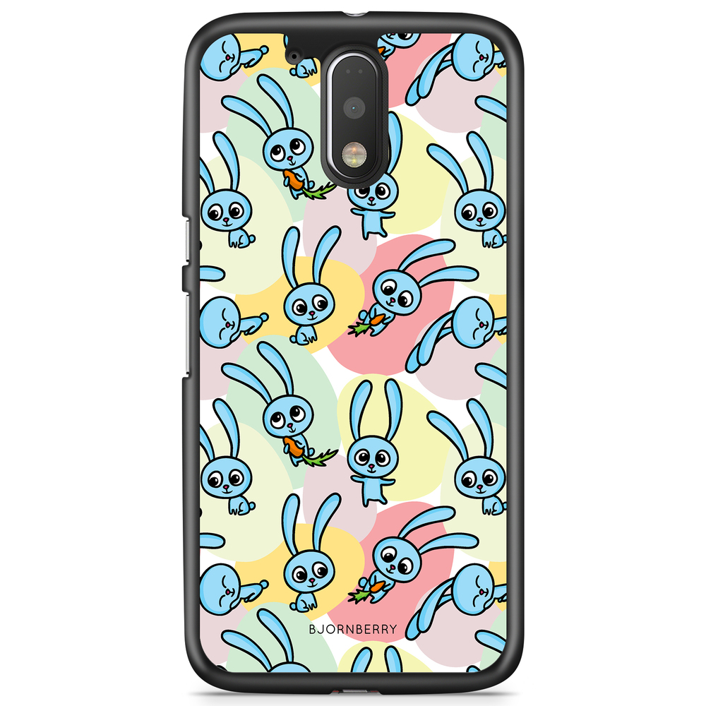 Moto G4/G4 Plus Case - Blue Rabbits
