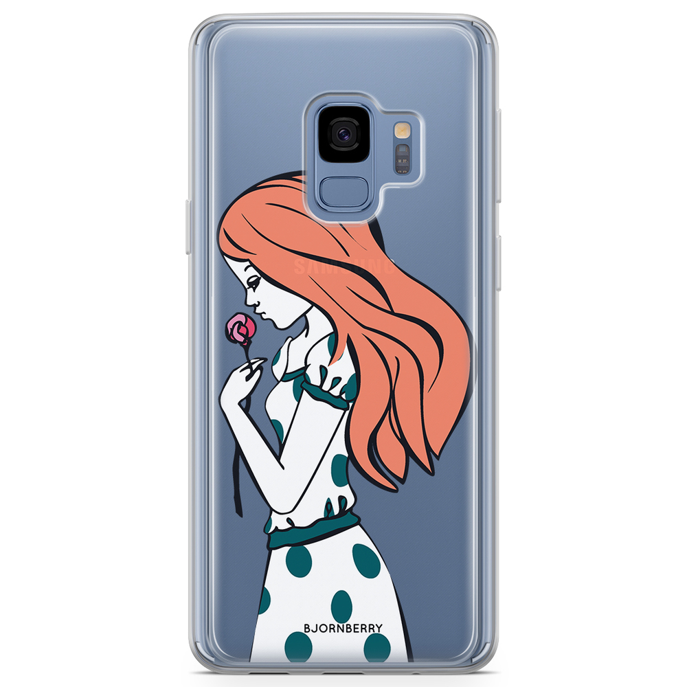 Samsung Galaxy S9 Fashion Case - Girl Rose