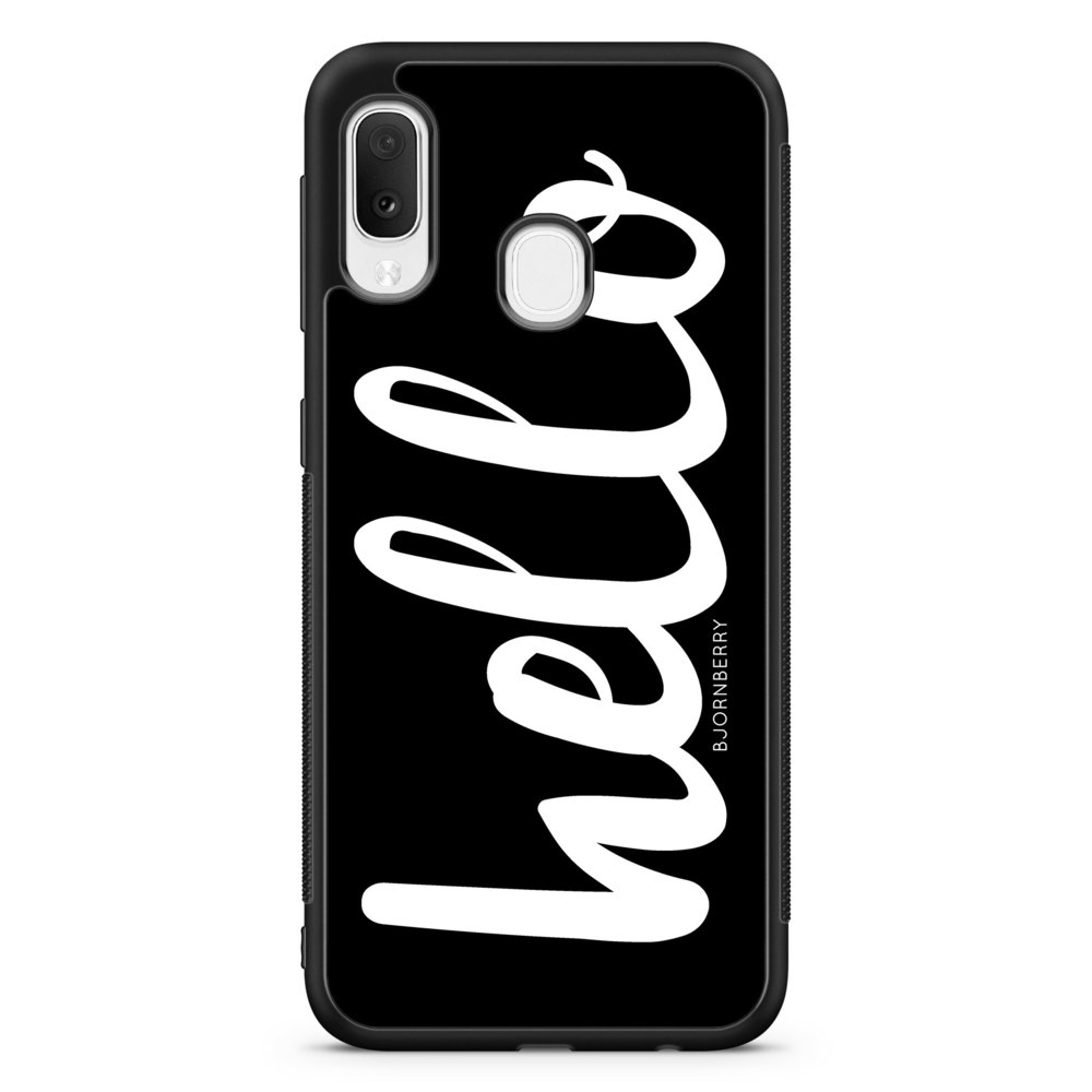 Samsung Galaxy A20e Case - Hello White