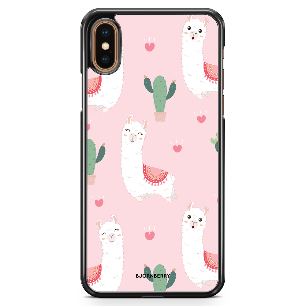 iPhone XS Max Case - Llama Pattern