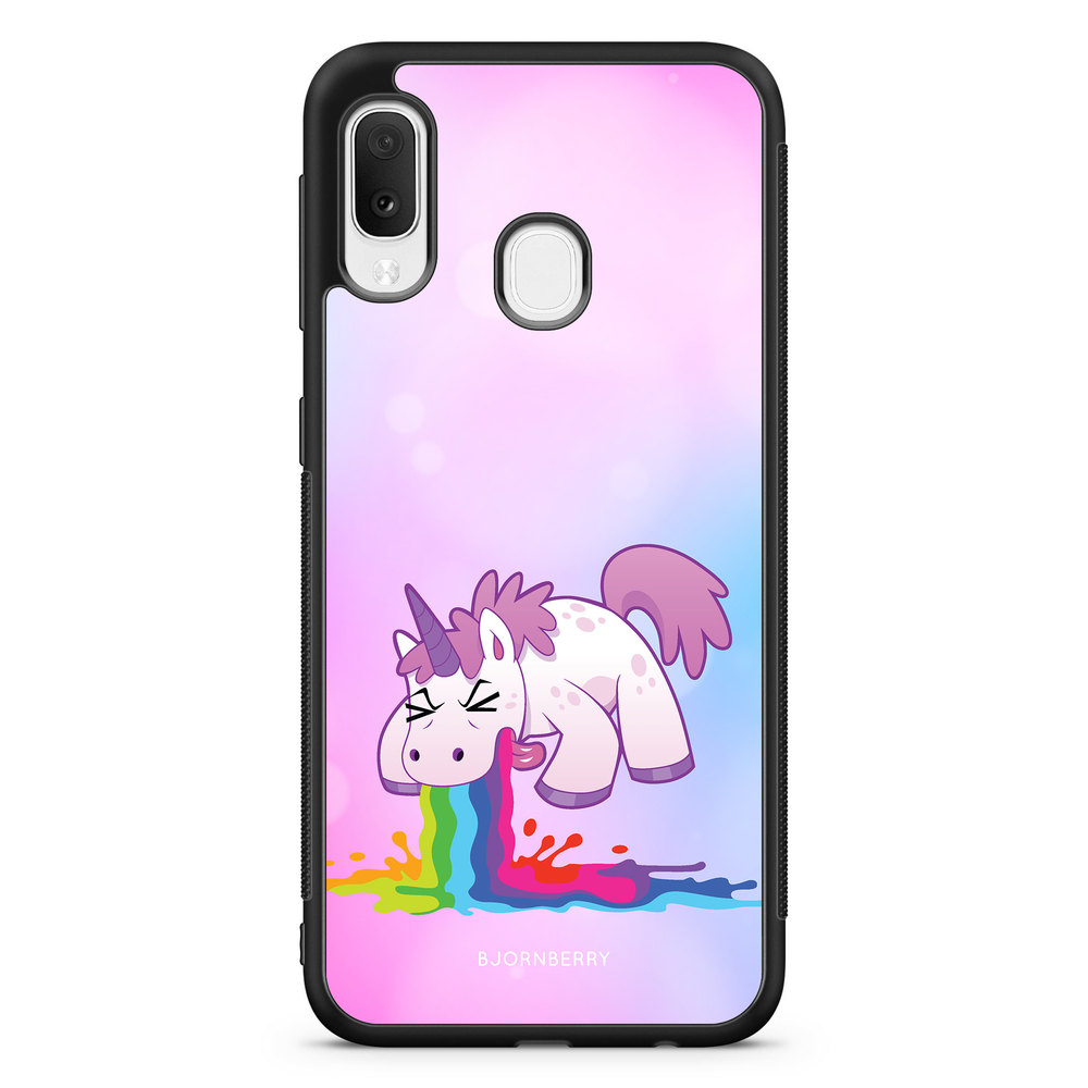 Samsung Galaxy A20e Case - Puking Unicorn