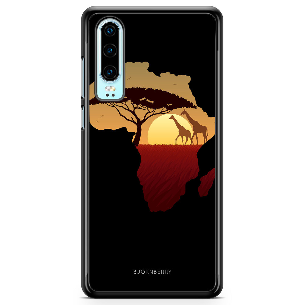 Huawei P30 Case - Africa Black