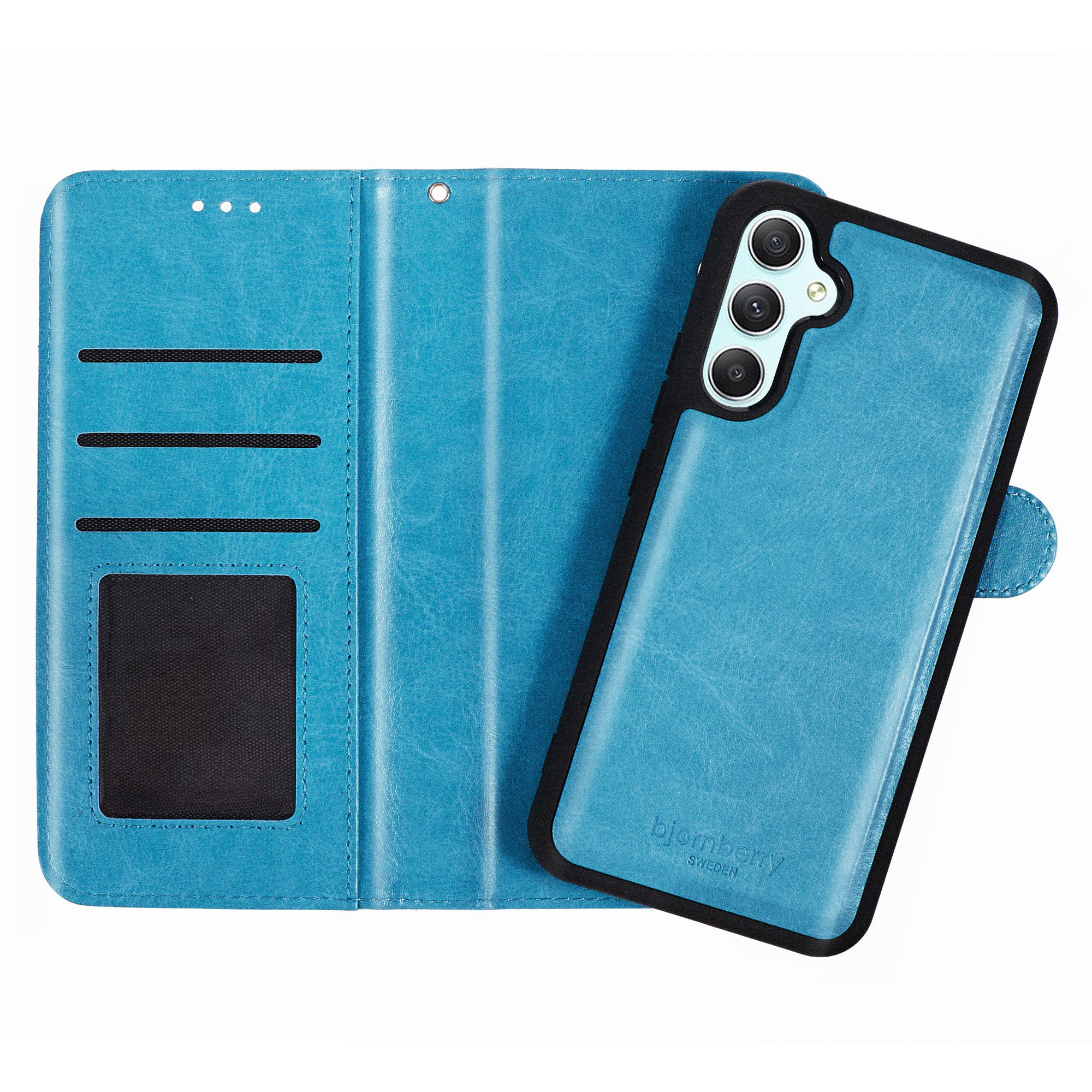 Samsung Galaxy A34 Magnet Wallet Case - Light Blue - 2