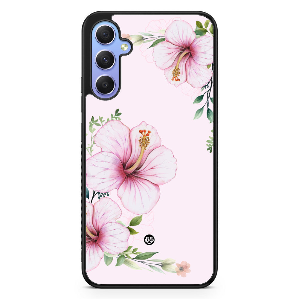 Samsung Galaxy A34 5G Case - WILD BLOOM - Soft Hibiscus