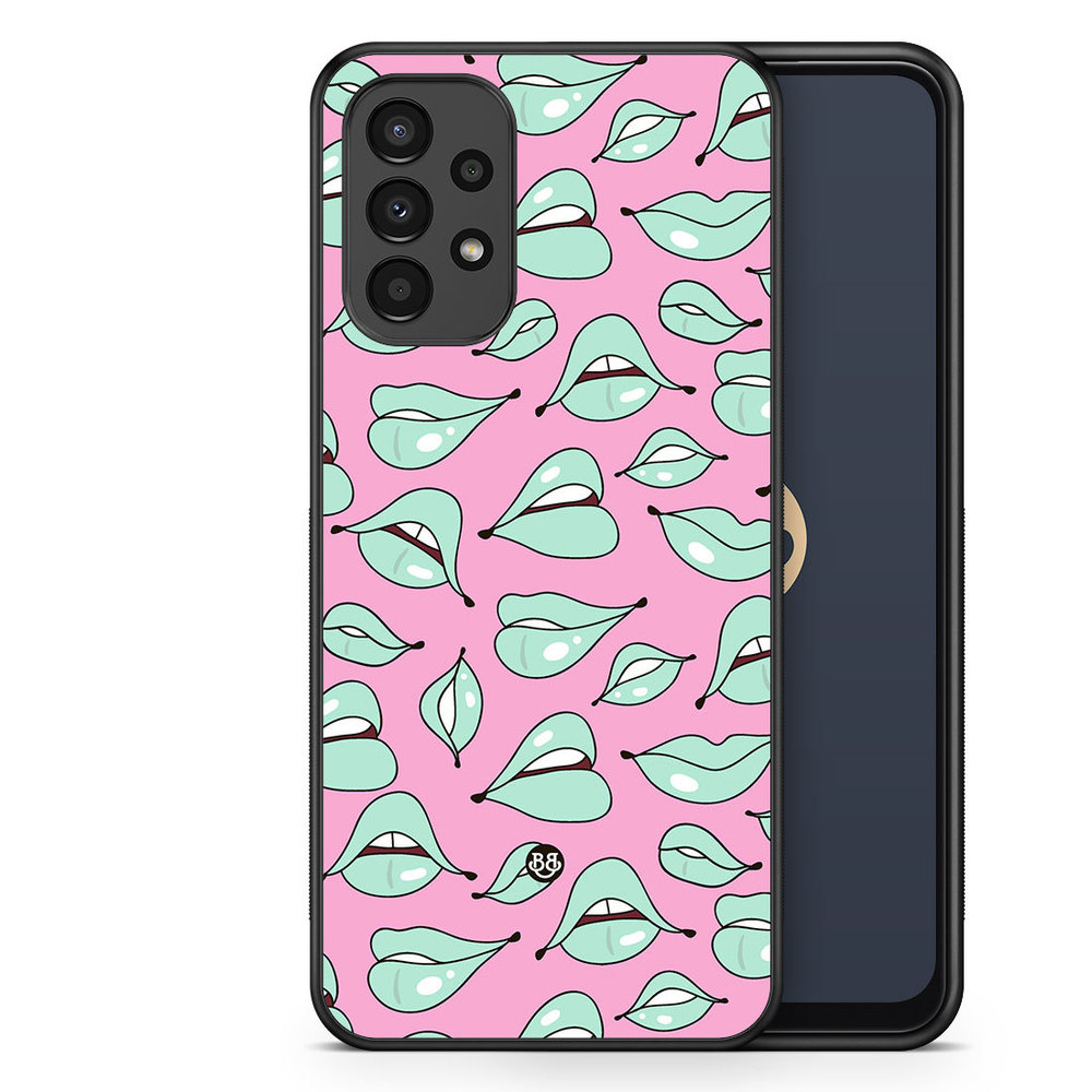 Samsung Galaxy A13 Case - Green Lips