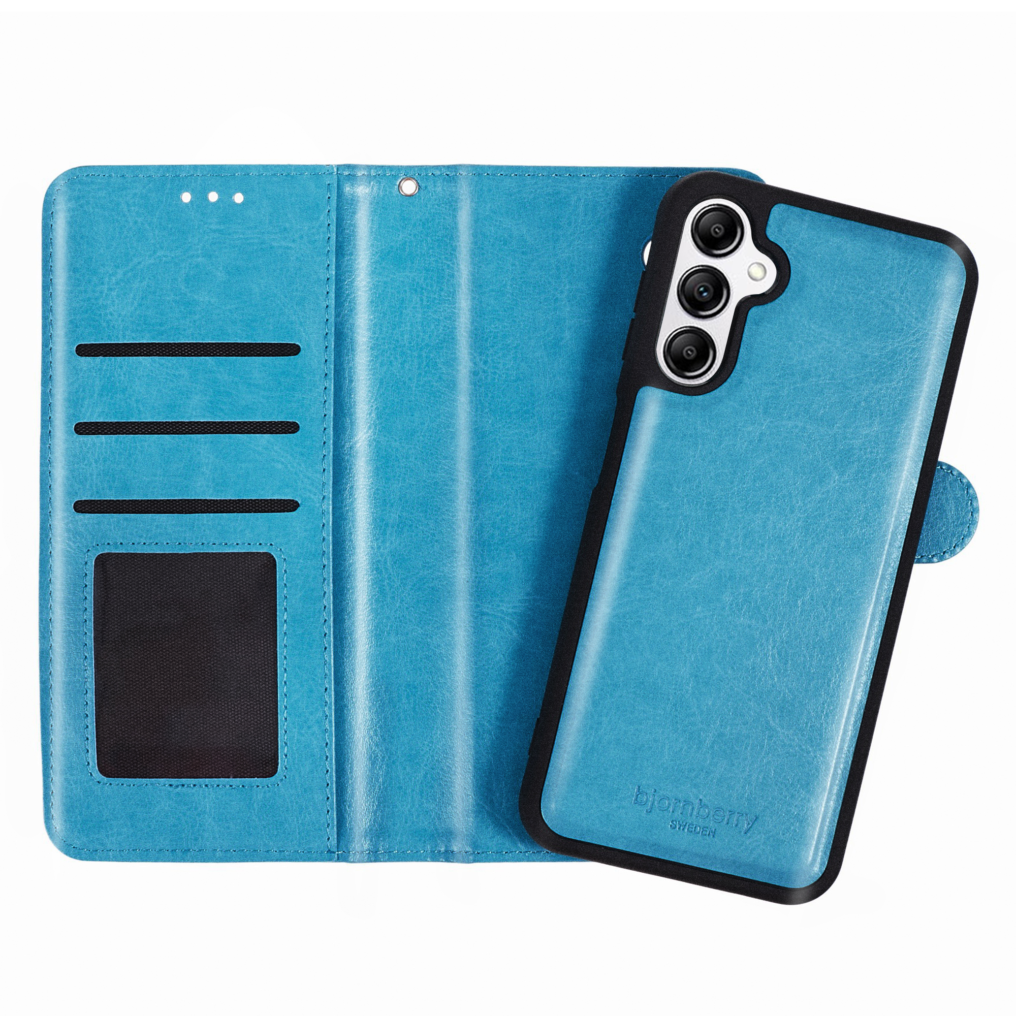 Samsung Galaxy A14 Magnet Wallet Case - Light Blue - 2