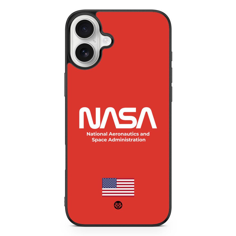 iPhone 16 Plus Case - NASA Worm Red