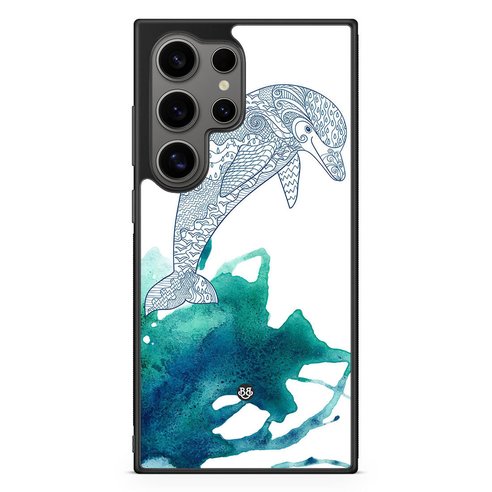 Samsung Galaxy S24 Ultra Case - Mandala Dolphin
