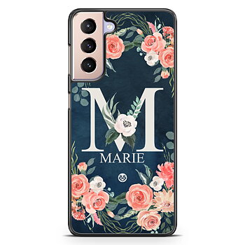 Samsung Galaxy S21 Custom Skal - Monogram Namn