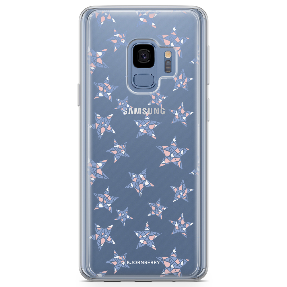 Samsung Galaxy S9 Fashion Case - Rose Quartz Stars