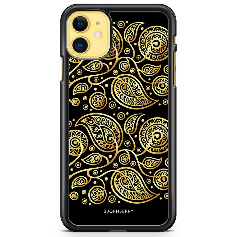 iPhone 11 Case - Gold Flowers