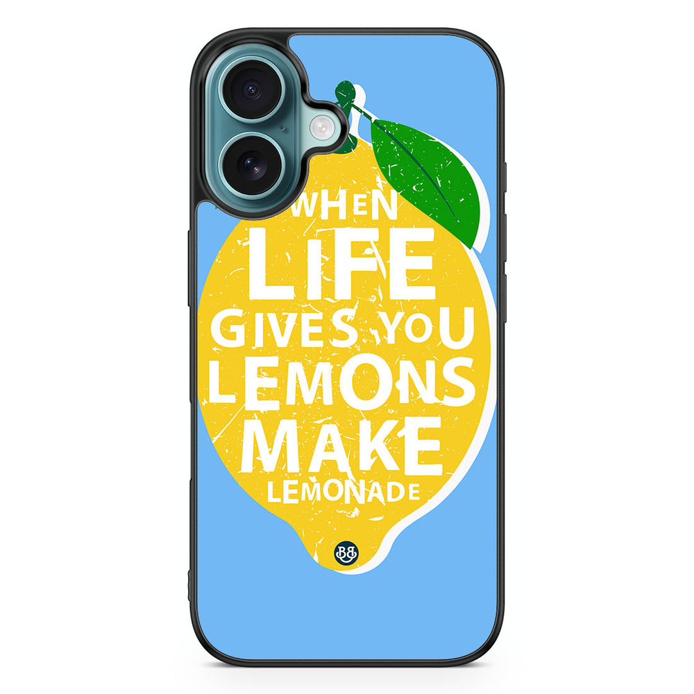 iPhone 16 Case - Lemon Quote