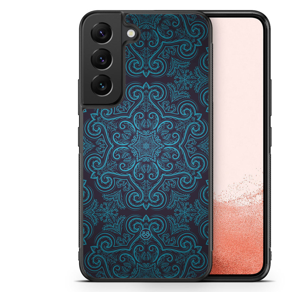 Samsung Galaxy S22 Plus 5G Case - Blue Retro Pattern