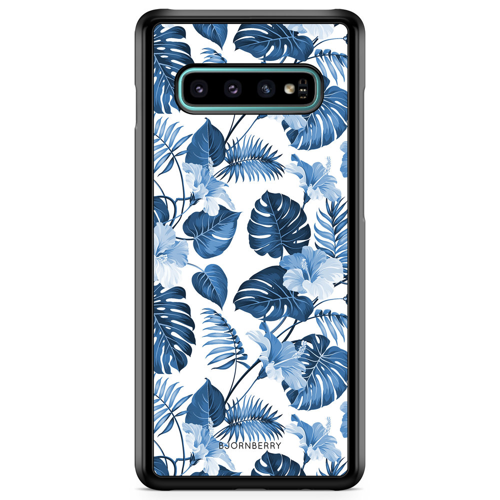 Samsung Galaxy S10 Plus Case - Blue Flowers