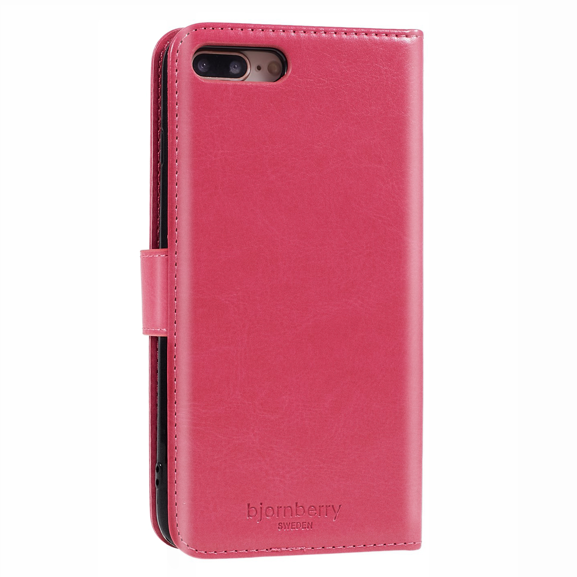 iPhone 7 Plus/8 Plus Magnet Wallet Case - Magenta - 3