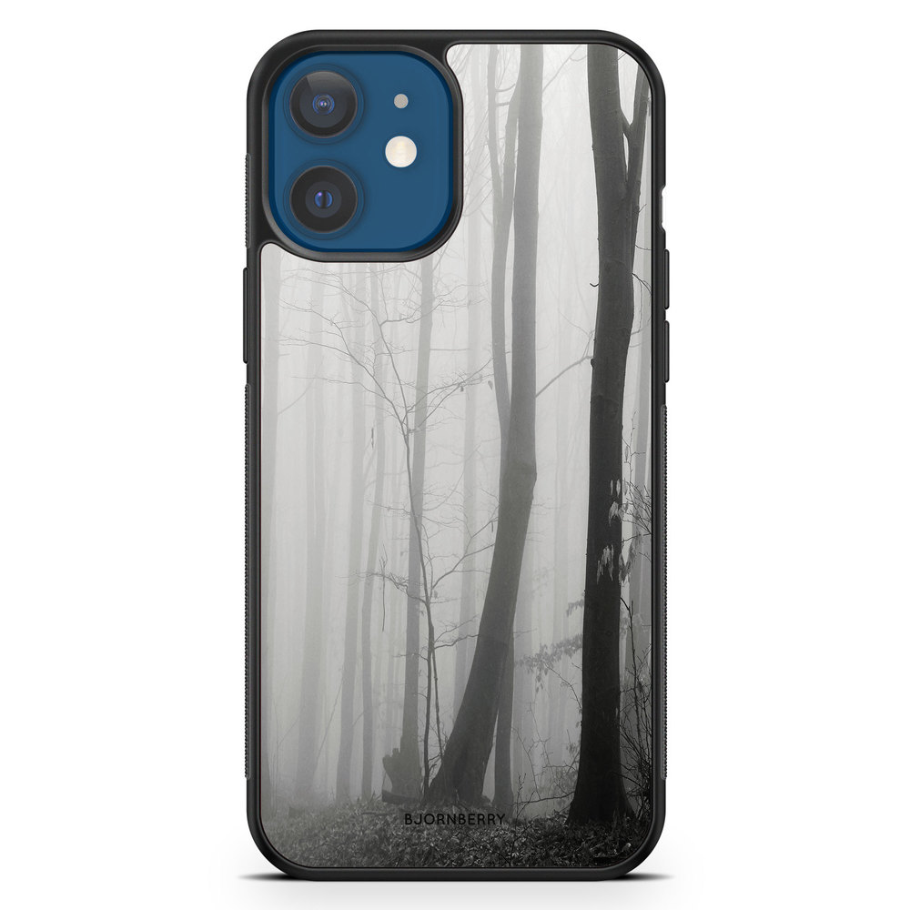 iPhone 12 Case - Black/White Autumn